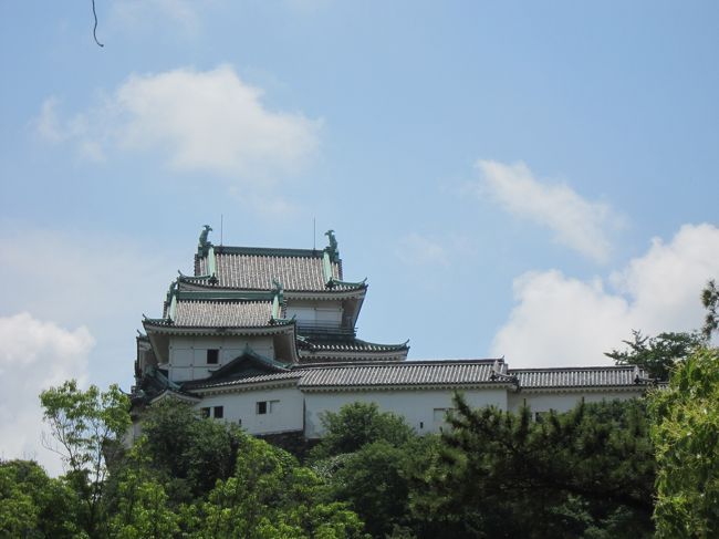 淡島神社を後にして次の目的地和歌山城へ<br />　和歌山城では江戸時代初期の大名である西ノ丸庭園を散策。庭園は急峻な斜面を利用して石を活用して作庭している。紅葉が見事なことから「紅葉渓庭園」とも呼ばれている。紀州55万5千石の城下町和歌山市のシンボル。<br />　次に本日の昼食場所であるがんこ和歌山六三園（旧松井家別邸）へ