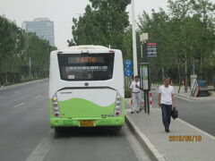 上海の浦東５０路バス・上海ディズニーランドから川沙故鎮