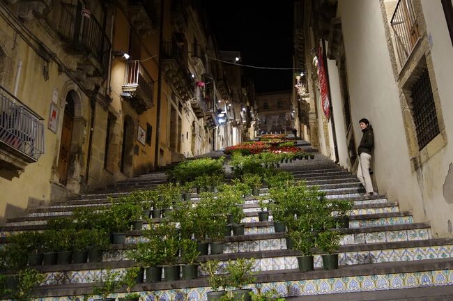 陶器と階段の町カルタジローネ(２０１９年イタリア　シチリア島の旅 10日間)