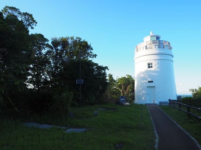 2019.06 鳥羽離島ー神島・菅島紀行（５）浜に灯台、監的哨跡からの眺望。菅島90分半周コース