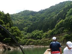 新緑の嵐山を満喫（前編：トロッコ列車と保津川下り）