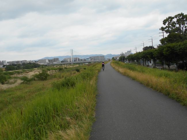 猪名川は神崎川と合流しています。合流点から上流へサイクリングをしました。走る楽しさを味わうとともに伊丹空港や公園なども訪れることができますよ。