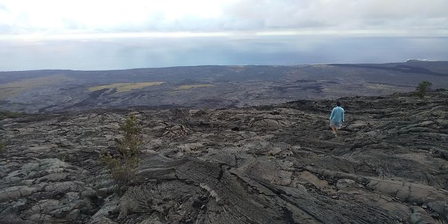 今日はキラウェア火山と星のツアーへ！