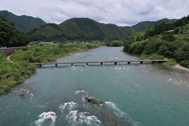 レンタサイクルで四万十川下り(江川崎-半家-中村)