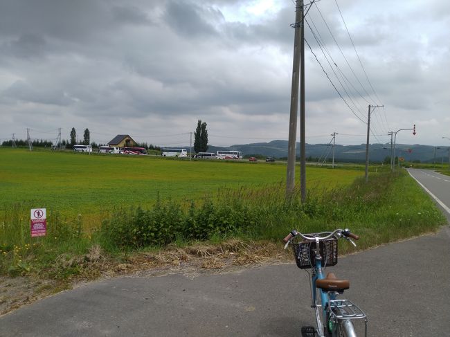 4泊5日で夏の北海道一人旅、行ってきました。<br />バニラエアのひがし北海道フリーパス利用した鉄道の旅です。<br />2日目は美瑛でサイクリング、ランチして根室本線で帯広に移動。夜は帯広グルメを堪能しました。<br />