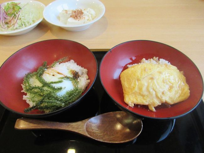 ホテル日航アリビラでの2日目の朝ごはんは和食・琉球料理のレストラン佐和で頂きます。<br />「和流膳とこめ食バイキング」。<br />和食と沖縄料理を取り混ぜたお料理の数々のお膳。そしてご飯、サラダ、スイーツなどはバイキング。<br />板さんが目の前で仕上げる、海ぶどうもずく醤油ご飯、出汁巻き玉子ご飯やじゅーしーなどを楽しみます。<br />