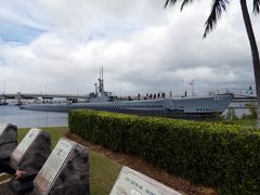 ４５．長男と行くハワイ3泊　車チャーター観光　パールハーバーヒストリックサイトその８　ボーフィン潜水艦 　ダニエル・K・イノウエ国際空港　
