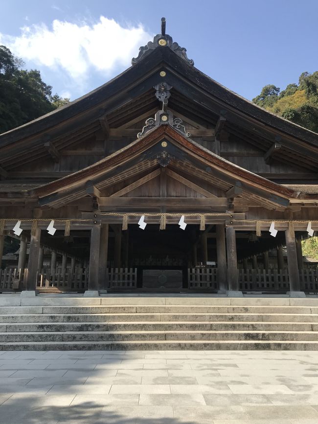 島根の神社巡り、女子2人旅でーす