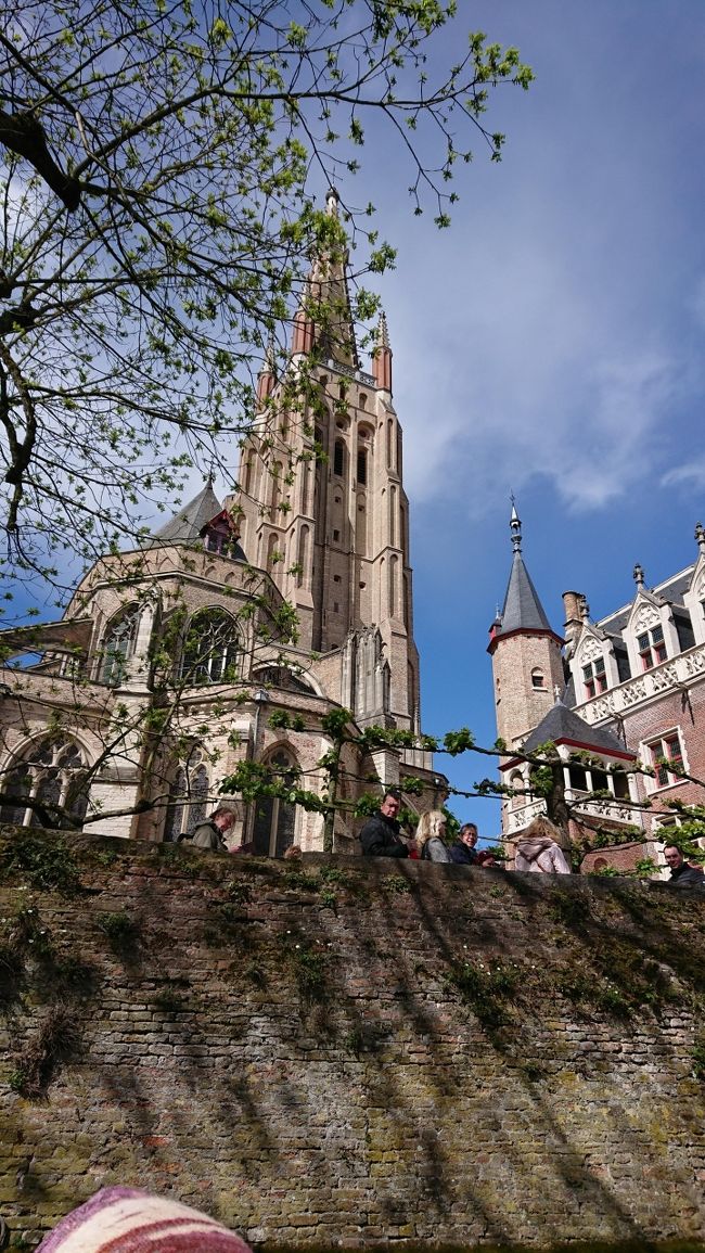 2019年4月20日～29日まで10日間の日程で、74歳＆4歳を連れて3人で、オランダ・ベルギーを旅行してきました。<br /><br />20日 出発 アムステルダム泊<br />21日 アムステルダム＆ユトレヒト観光 アムステルダム泊<br />22日 ザーンセスカンス＆アムステルダム観光 アムステルダム泊<br />23日 キューケンホフ公園＆アムステルダム観光 アムステルダム泊<br />24日 デルフト観光 ブリュッセル泊<br />25日 ブリュッセル観光 ブリュッセル泊<br />26日 ブルージュ観光 ブルージュ泊<br />27日 ブルージュ観光 ブリュッセル泊<br />28日 アントワープ観光 帰国<br />29日 日本着<br /><br />8日目27日(土曜日）ブルージュとブリュッセルです。