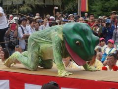 法隆寺から吉野山まで初夏の旅（二日目完）～吉野山の蛙飛び行事は天罰が下った大青蛙が蔵王堂でぴょこたんぴょこたん。授戒で無事、人間に戻ります～