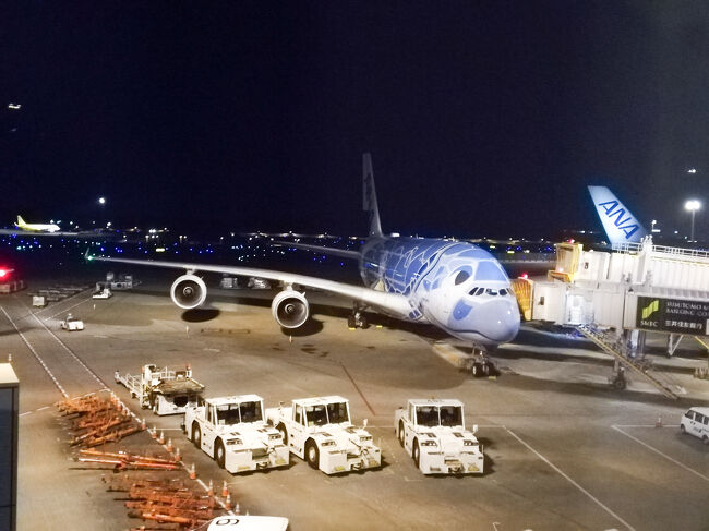 ANA A380 フライングホヌ ファーストクラスで行くハワイ(往路)・ANAスイートラウンジ