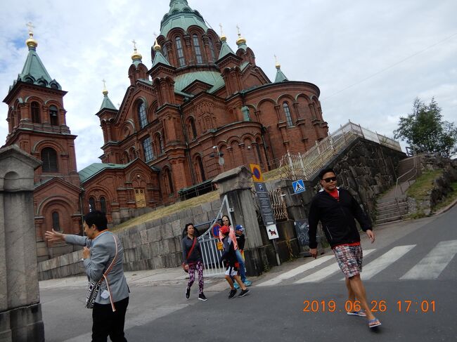 ｛生神女就寝大聖堂｝　外観　フィンランド・ヘルシンキ　　Uspenskin katedraali 