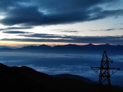 憧れていた千畳敷で朝を迎え今日は山を降りる日です；；