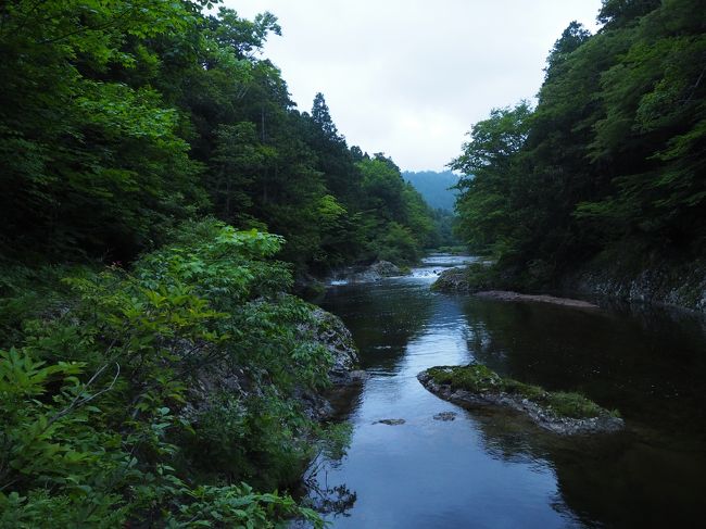 2019.07 夏の青森！（16）森の中の温泉宿。薬研温泉民宿あすなろにて味噌貝焼き。