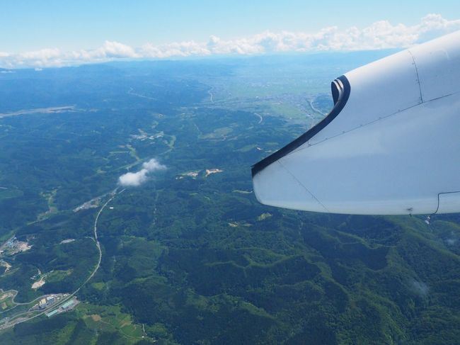 2019.07 夏の青森！（19）ANA1854便・プロペラ機で帰る伊丹空港