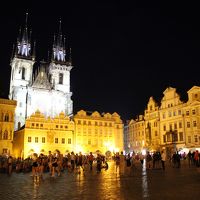 駆け足で巡る中欧5カ国の旅　９　百塔の町　麗しのプラハ（夜のプラハ観光２）