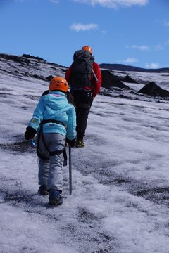 父と娘のフェロー諸島、アイスランド（アイスランドその3、アイスランド南部、氷河満喫！）