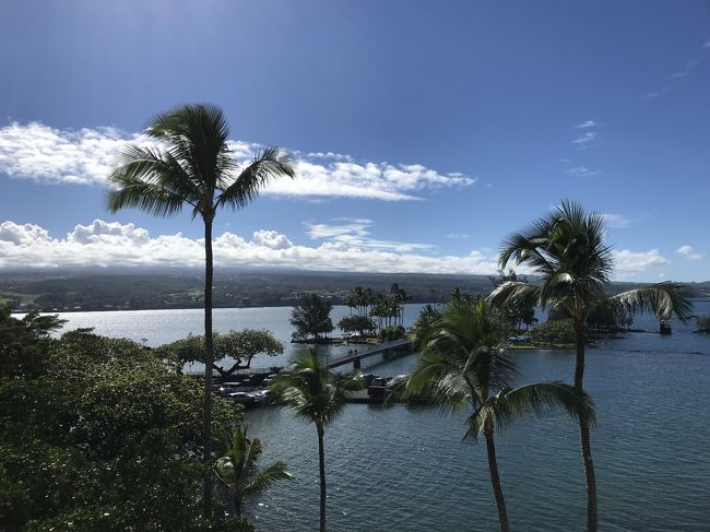 ハワイ4回目で、初めて念願のハワイ島に上陸しました。<br />前半はキャッスルヒロハワイアンに3泊、後半はフェアモンドオーキッドに4泊です。<br />日本ではありえないようなスケールの自然と、リゾ－トライフを満喫。<br />今までの人生で一番と言ってもいい、思い出深い旅行となりました。<br /><br />この巻では、出発からキャッスルヒロハワイアンホテルでの一泊目までをご紹介します。