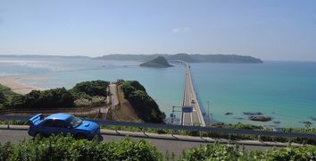 油絵「　角島大橋　」　F10号 大澤扶二子□湘南の海□江の島□富士□赤富士□油絵□大きい