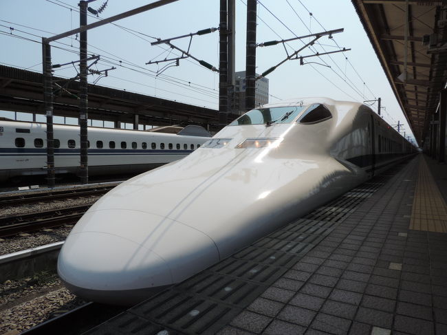 ご覧いただきありがとうございます。<br /><br />東京へ帰省する時でも、在来線を使ってしまう私ですが、今回は東海道新幹線を利用しました。<br /><br />その訳は、引退間近の700系に乗車する為です。<br /><br />1日1本しか無い700系のこだま号での運用を狙って乗車して来ました。<br /><br />それでは、どうぞ~~