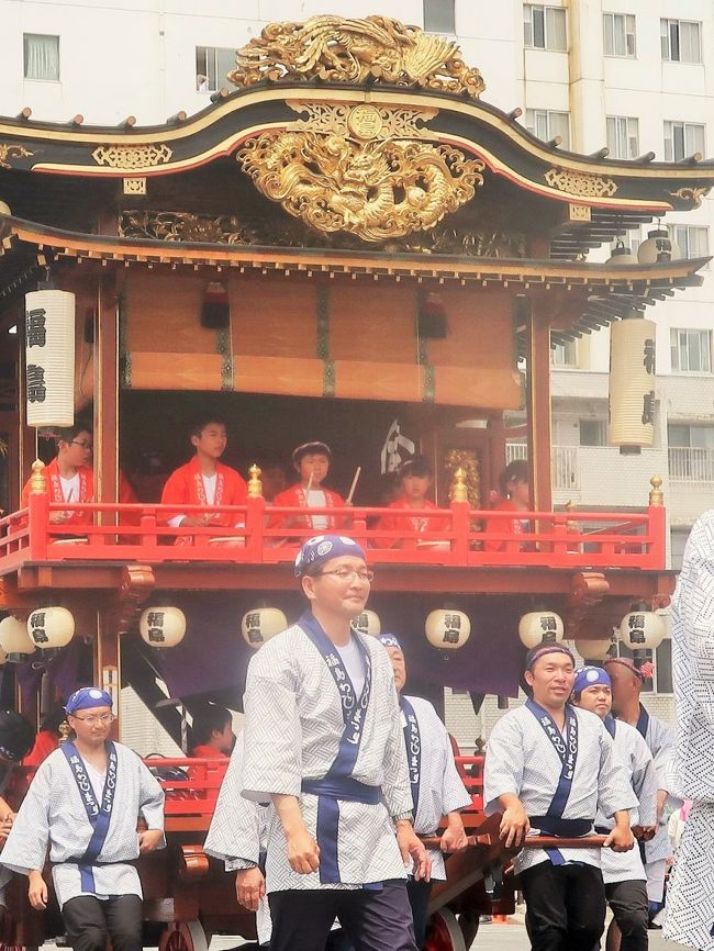 福島わらじまつりは、福島県福島市の夏祭り。日本一の大きいわらじを担ぎ市街地を練り歩く特徴から、福島県を代表する祭りに数えられる。 　開催は毎年8月初旬。福島県福島市で2日間行われる。<br /><br />江戸時代から300年以上の歴史がある信夫三山暁まいりを参考に、1970年（昭和45年）に福島市及び福島商工会議所が市民の健脚を願って始めた夏祭りである。旧正月14日に片方の大わらじを奉納（信夫三山暁まいり）し、8月にもう片方の大わらじを奉納する。8月の祭りが福島わらじまつりである。わらじの大きさでは恐らく日本一の大きさを誇る。東北6大祭りこと東北六魂祭の一つに数えられている。 <br />（フリー百科事典『ウィキペディア（Wikipedia）』より引用）<br /><br />福島わらじまつり　については・・<br />https://www.waraji.co.jp/<br /><br />東北絆まつり2019福島 <br />開催日　　2019年6月1日(土)・2日(日)　2日間 <br />パレード開催時間:　6月2日(日)12:30-15:00<br />福島市内　旭町交差点―＜国道4号＞―仲間町交差点―＜腰浜町町庭坂線＞―福島文化学園前　　約1.1kmを往復<br /><br />東北絆まつり/福島　については・・<br />http://tohoku-kizunamatsuri.jp/