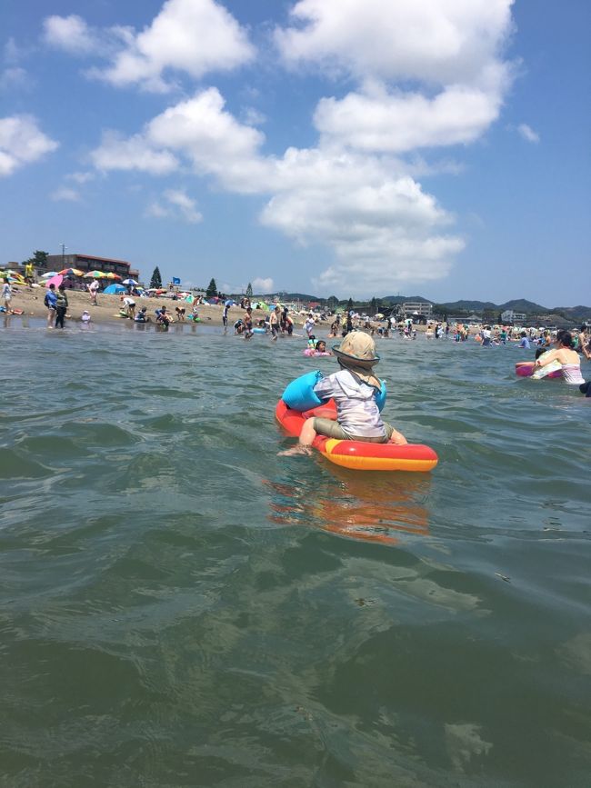 長い梅雨が明け、夏真っ盛りの三浦海岸に１泊2日で海水浴に行ってきました。