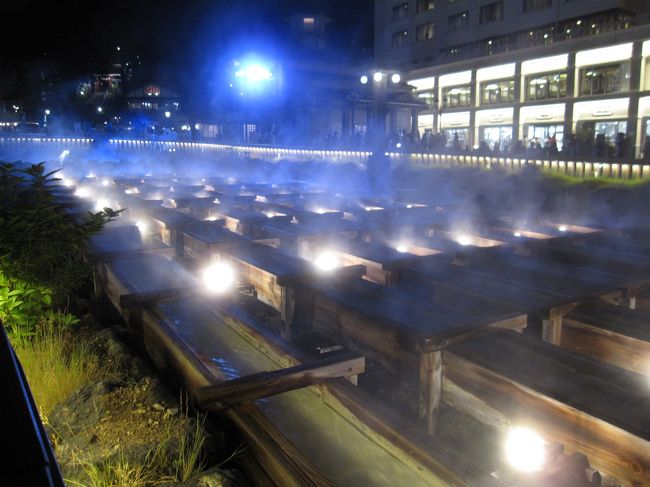 　阪急交通社のグループツアー「日光・鬼怒川・草津名湯めぐり」に参加して二泊三日で日光東照宮と草津温泉旅行をしてきました。<br />　台風５号が東海地方に上陸した日が旅行最終日で、帰りの電車が止まらないか心配していましたが、無事、予定の観光地を全て観光し、電車はほぼ定刻の発着でした。<br />　旅行の全日程は、名古屋駅からＪＲ中央線「ワイドビューしなの」で塩尻駅まで行き、そこから観光バスにて碓氷峠を抜け、大谷石採掘場跡の「大谷資料館」を見学して鬼怒川温泉で宿泊。<br />　翌日、日光東照宮隣接の日光山輪王寺を観光、その後定番のいろは坂を抜けて華厳の滝へ。<br />　その後、東洋のナイアガラと例えられる「吹割の滝」を見学して草津温泉で宿泊。<br />　最終日は、草津温泉にて「湯もみショー」を見学後、渋峠を抜けて長野善光寺拝観。<br />　帰路は塩尻駅からＪＲで名古屋駅でした。<br /><br />続編は、草津温泉～善光寺観光を紹介します。<br />