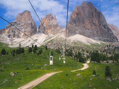 ２０１９　絶景！北イタリア　初ドロミテハイキング　バスの旅♪⑤Ciampinoi～PASSO　SELLA、　ハイキング