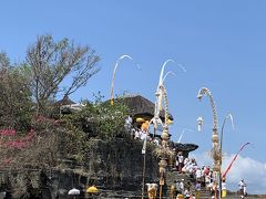 いつもと違うタナロット寺院の風景