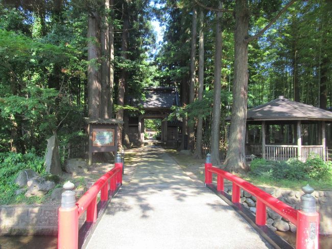 真夏の東北三県巡り（５）出羽三山の麓にある国指定名勝・玉川寺庭園