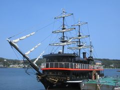 夏休み　伊豆下田&#12316;伊豆高原&#12316;熱海３泊４日　１日目　下田の黒船・ロープウェイ　観音温泉に宿泊