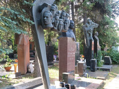モスクワひとり旅　２０１９　その４　ロシア著名人の墓参り（ノヴォディビッチ墓地）