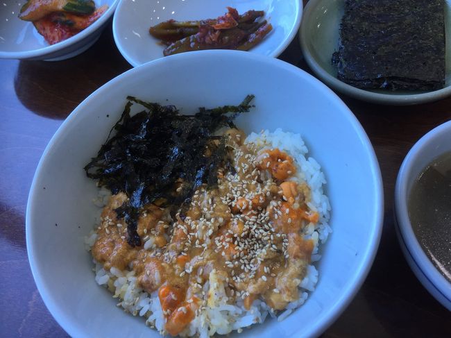 釜山旅行2日目は食べて歩いて移動して。<br />美味しいものを食べるため、綺麗なものを見るため、機帳市場から多大浦まで大移動～。