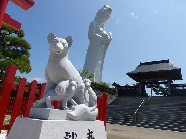 母「会津は、慈母観音とさざえ堂が見られたら、それでいい」<br />私「さざえ堂は飯盛山だから白虎・・・」<br />母「あんまり興味ない」<br />私「あ~、実は私もなんだよね。じゃあ、武家屋敷に行こう」<br />母「いいんじゃない?それで」<br />・・・というわけで、タクシーとバスで会津若松観光。<br /><br />2日目:8:15頃仙台発(新幹線)9時頃郡山(在来線)11時頃会津若松着、タクシーで会津慈母観音(会津村)、12時頃タクシーでさざえ堂へ、会津バス(あかべぇ)で武家屋敷など見学、16:15頃会津若松発(在来線)郡山(新幹線)20時頃東京着<br />