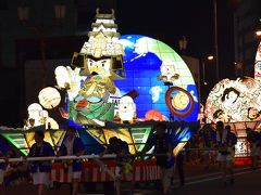 田舎館村の田んぼアートと弘前ねぷたまつり2019～夕食は津軽百年食堂のつゆ焼きそば～（青森）