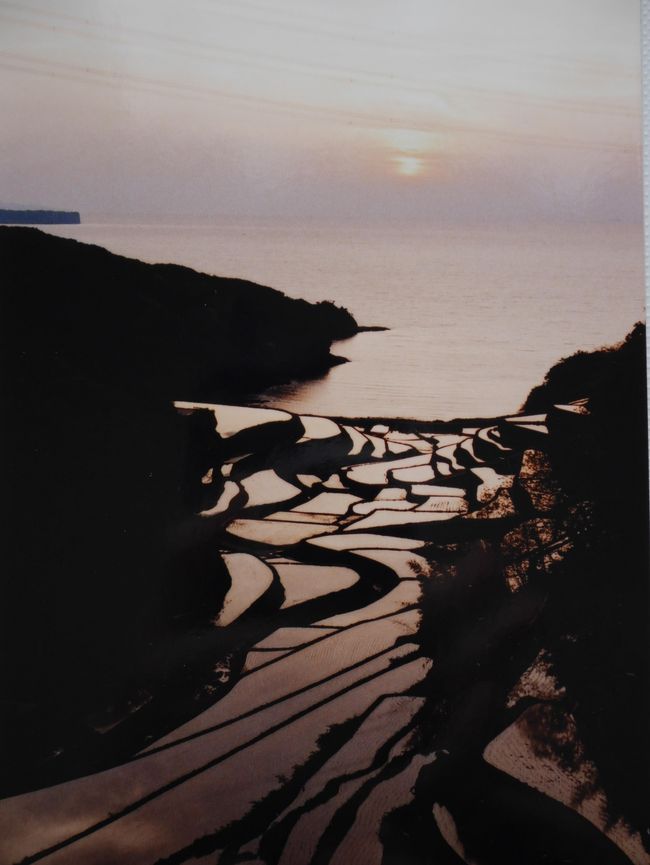 海と夕陽を眺めることが大好きだ<br />棚田の先には海が広がる開放的な眺望の「浜野浦の棚田」。<br />そこに落ちる夕陽は美しい。<br />何度来ても、何度見ても飽きないと思った。<br /><br />【時期2004年4月30日<br /><br />【方面】佐賀県玄海町　浜野浦の棚田<br /><br />【玄海町ホームページ】<br />　http://www.town.genkai.lg.jp/site/kankou/1288.html<br /><br />【補足】<br />①どうにも収拾が付かなくなってきた旅の思い出たち。<br />　思い切ってフイルム写真の断捨離を行う事にした。<br />②フィルム写真を1枚ずつデジカメで撮影したものを<br />　掲載しているため画像が粗いです。<br />③自分の備忘録のために旅行記を作成しています。<br /><br /><br /><br />