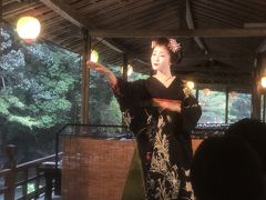 京都  川床料理と舞妓さん～嵐山鵜飼見物