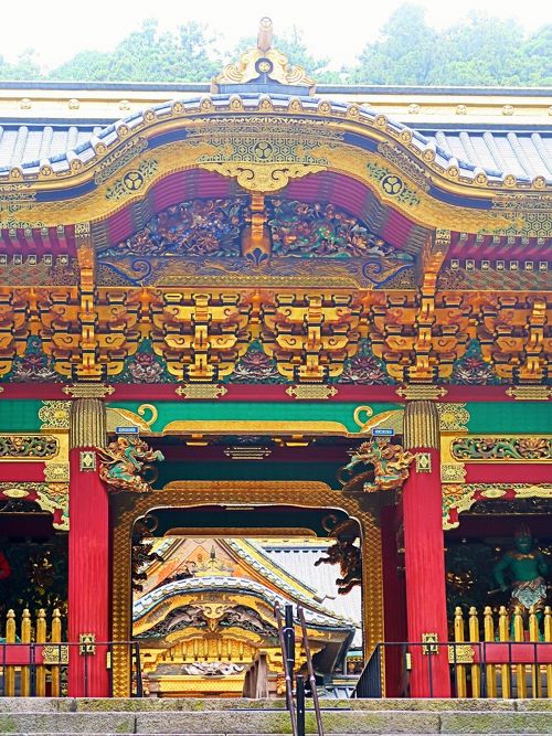 日光11 輪王寺大猷院c 夜叉門 -霊廟の守り神- ☆鼓楼・鐘楼も 日光11 輪王寺大猷院c 夜叉門 -霊廟の守り神- ☆鼓楼・鐘楼も