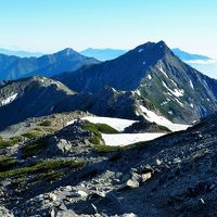 池山吊尾根より白峰二山 / 北岳デカ