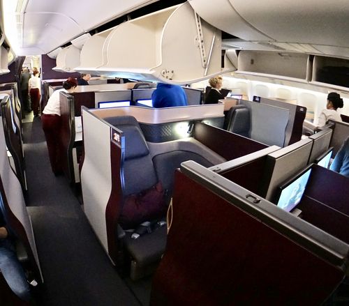 カタール航空のビジネスクラス「Qsuite」に初搭乗 #2（サンパウ