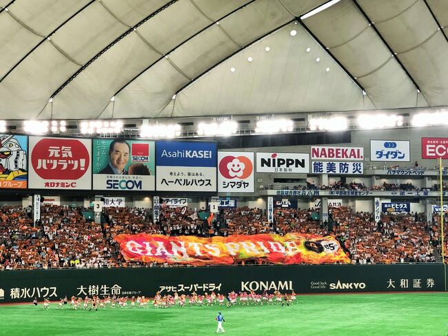 巨人ー横浜の観戦後，高円寺阿波踊りを見に行きました。