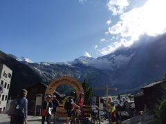 決定版！スイス8日間（３）氷河鉄道ランドヴァッサー橋を通過後、ミシャベルアルプス観光