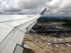 ０６．お盆休みの釜山3泊　成田～釜山のJALの翼の空の旅