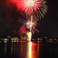 富士五湖の夏祭りを締めくくる、2019「河口湖湖上祭」☆湖上に映るスターマインに酔いしれる！2019夏旅①