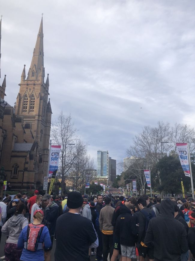昨日行けなかったマーケットに行く<br />・ボンダイマーケット(Bondi Markets)<br />・キングスクロス マーケット(Kings Cross Markets)<br />・ザ・ロックスマーケット(The Rocks Markets)・・・に行く予定が、南半球最大のイベント?が開催されるとの事で、すべて closse ーー; 姪っ子ちゃんに確認すると、「そーいえば、そんなんあるって言ってたわ。」だって。開催予定の場所、ぜ~んぶ行っただけとなりました。<br />