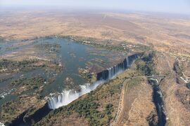 #36　南部アフリカ旅行８　-ヘリコプターからのビクトリア滝-