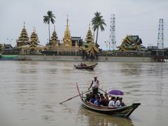 ミャンマー再訪の旅（3）　     　　　　　　　　　チャウタンの水上の寺を見に行く。