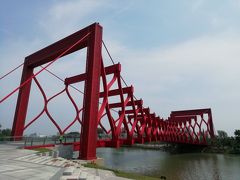 虞美人･聴雨榭♪剪影橋♪楽水園”海綿城市”運河の水を浄化した湿地公園♪運河三湾風景区♪2019年６月中国 揚州・鎮江７泊８日(個人旅行)８９