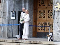 ノーベル平和賞の授賞式会場　オスロ市庁舎で結婚式に遭遇