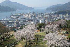 2018春、四国の日本百名城(21/42)：3月26日(11)：宇和島城(4)：天守からの眺望